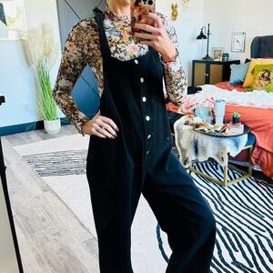 Amazon Black Women's Denim Overalls